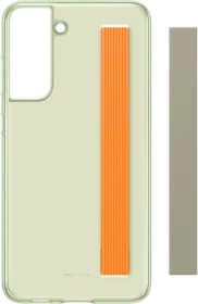 Samsung Slim Strap Cover für Galaxy S21 FE Olive