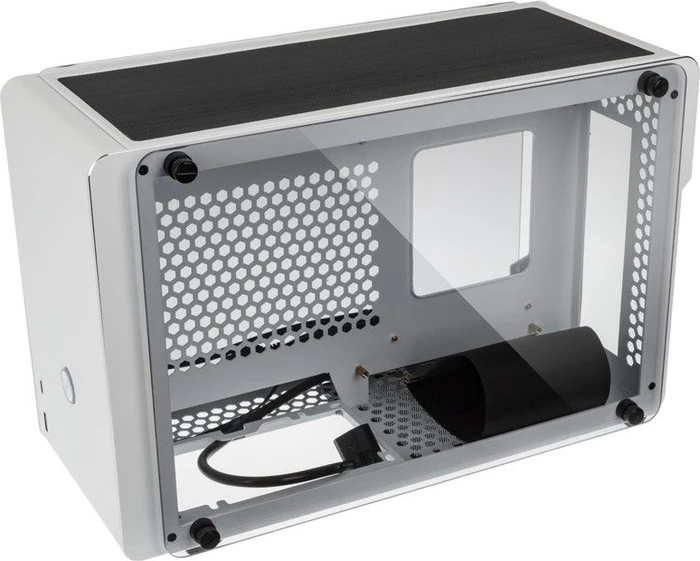 Raijintek Ophion, weiß, Glasfenster, Mini-ITX