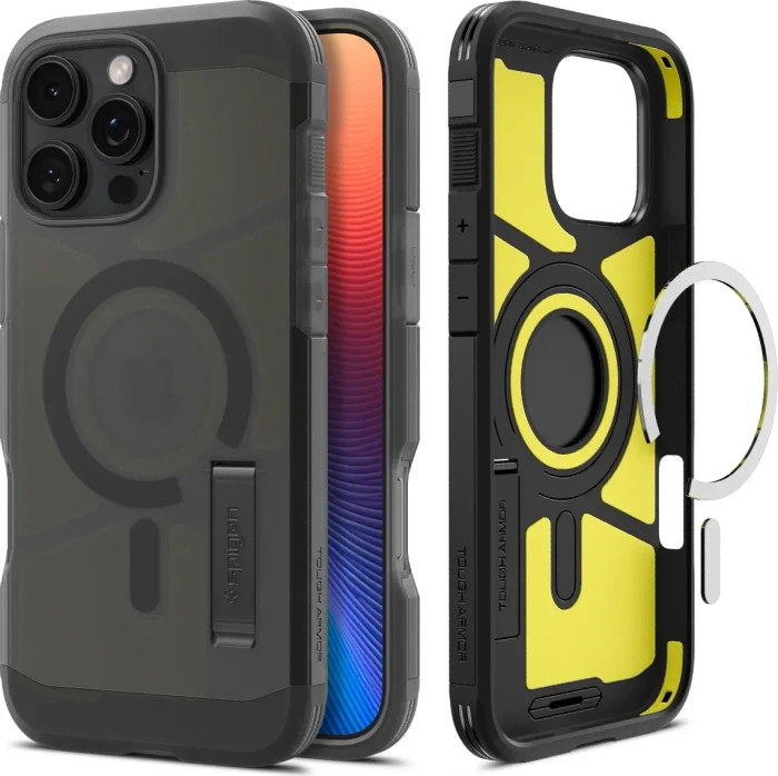 Spigen Tough Armor AI (MagFit) für Apple iPhone 16 Pro Frost Black