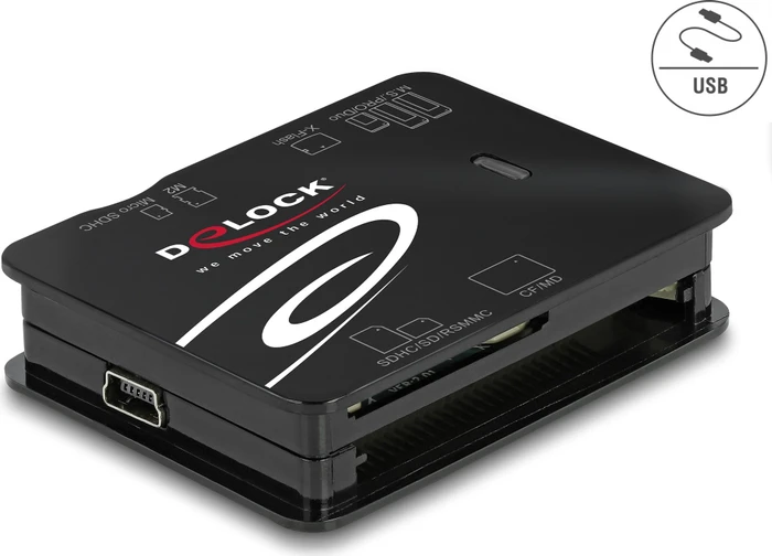DeLOCK Multi-Slot-Cardreader, USB 2.0 Micro-B [Buchse]