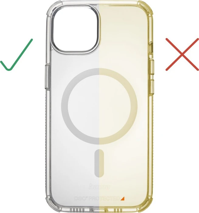 Hama Handyhülle MagCase Extreme Protect für Apple iPhone 15 Plus transparent