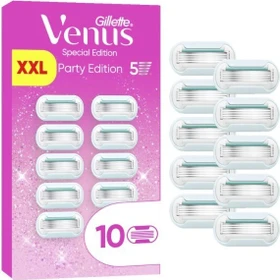 Gillette Venus Pro Smooth Sensitive Rasierklinge Party Edition, 10 Stück