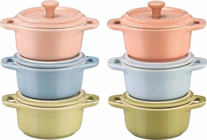 Zwilling Staub Ceramique Mini Cocotte Schmortopf 10cm macaron, 6 Stück