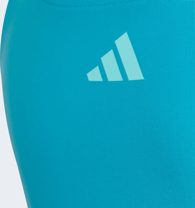 adidas 3-Streifen V-Back Bikini-Set lucid cyan/flash aqua (Junior)