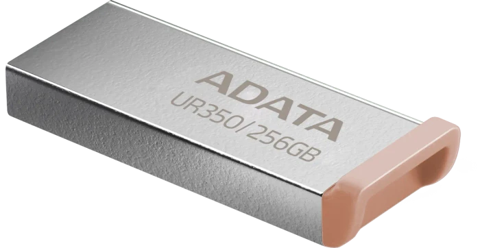 ADATA UR350 USB-A 256GB silber/braun, USB-A, USB 3.2 Gen 1×1