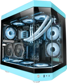 Mars Gaming MC-3TB, blau, Glasfenster (MC-3TB)