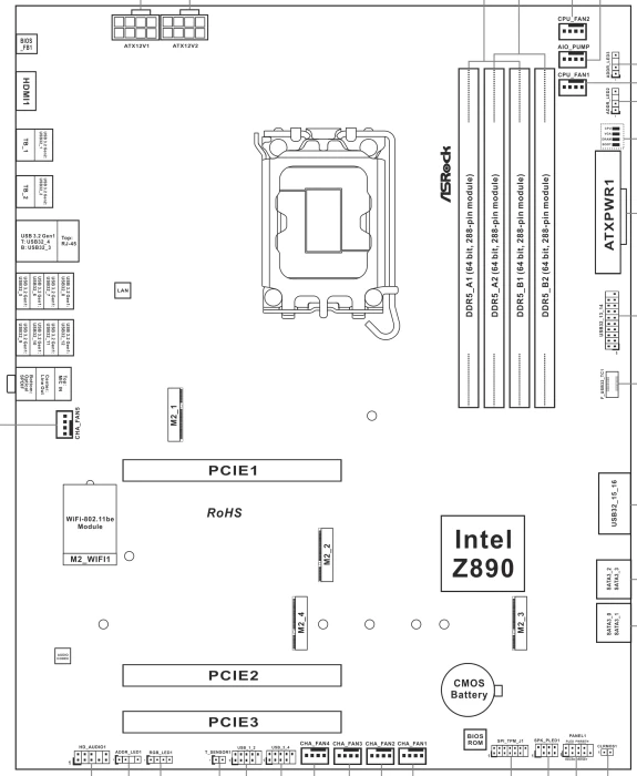 ASRock Z890 LiveMixer WiFi (Intel 1851)