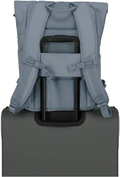 Travelite Basics Rollup Laptoprucksack, 15.6", rauchblau