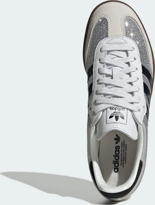 adidas Samba OG crystal white/core white/silver metallic
