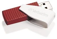 Verbatim Store 'n' Go Swivel 16GB rot, USB-A, USB 2.0