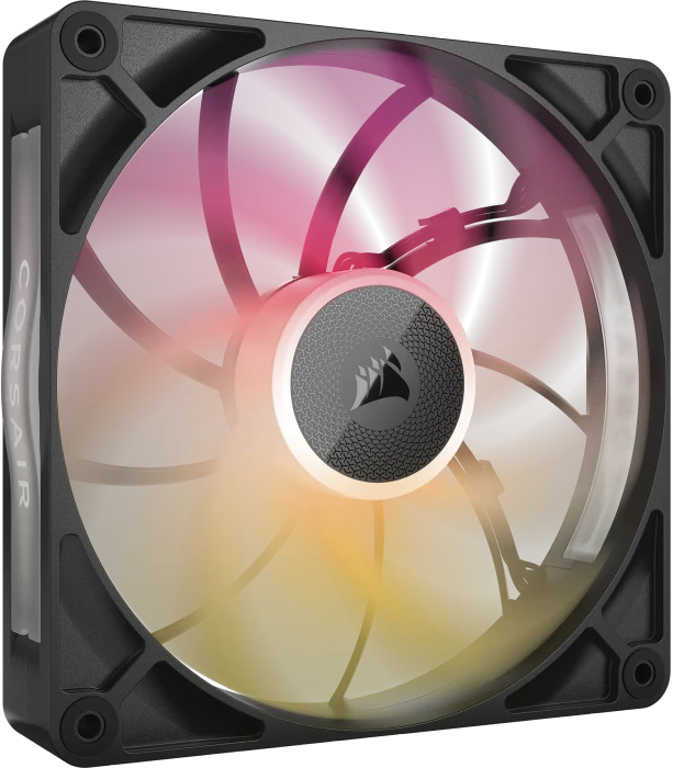 Corsair iCUE LINK RX140 Max RGB Starter Kit, schwarz, LED-Steuerung, 140mm, 2er-Pack