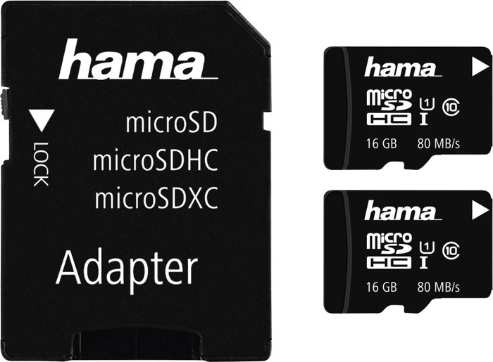 Hama R80 16GB Kit, UHS-I, Class 10, 2er-Pack