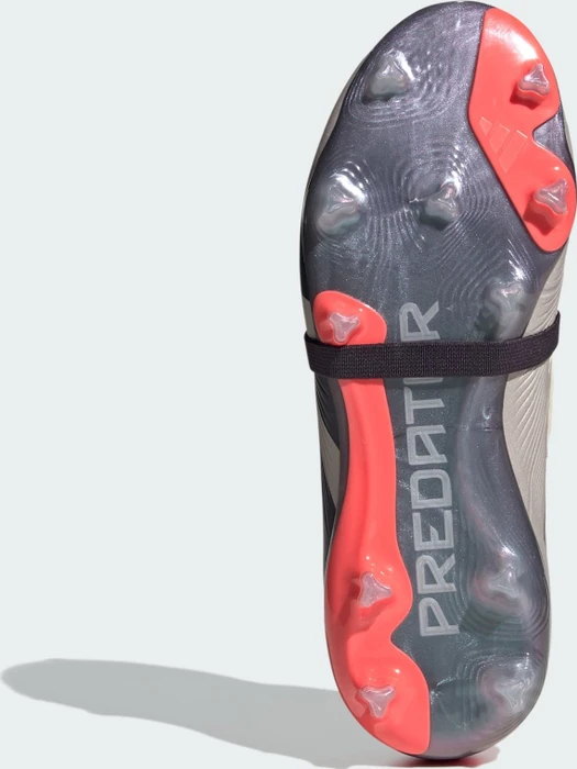 adidas Predator Elite Fold-Over Tongue FG platinum metallic/aurora black/carbon (Junior)