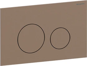 Geberit Sigma40 Betätigungsplatte rund easy to clean rotgold gebürstet
