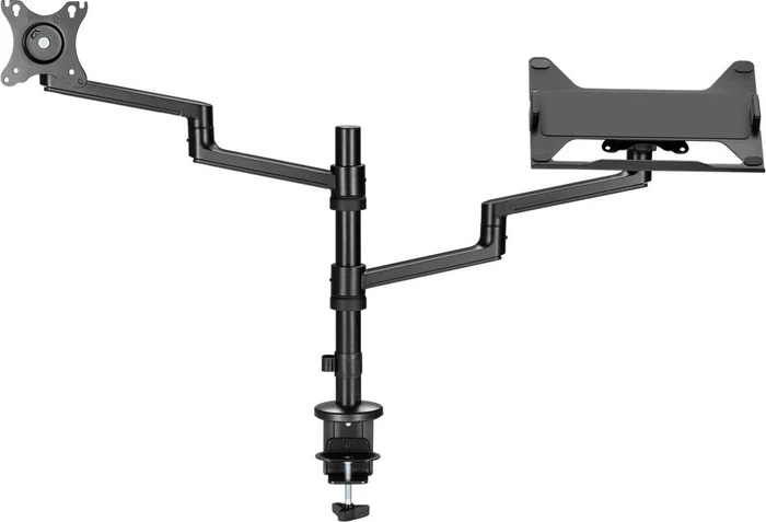 Wentronic Goobay Deluxe Monitorhalterung mit Laptop-Arm