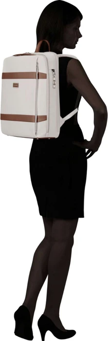 Samsonite Selection Image Biz 14.1" Notebook-Rucksack, Ivory