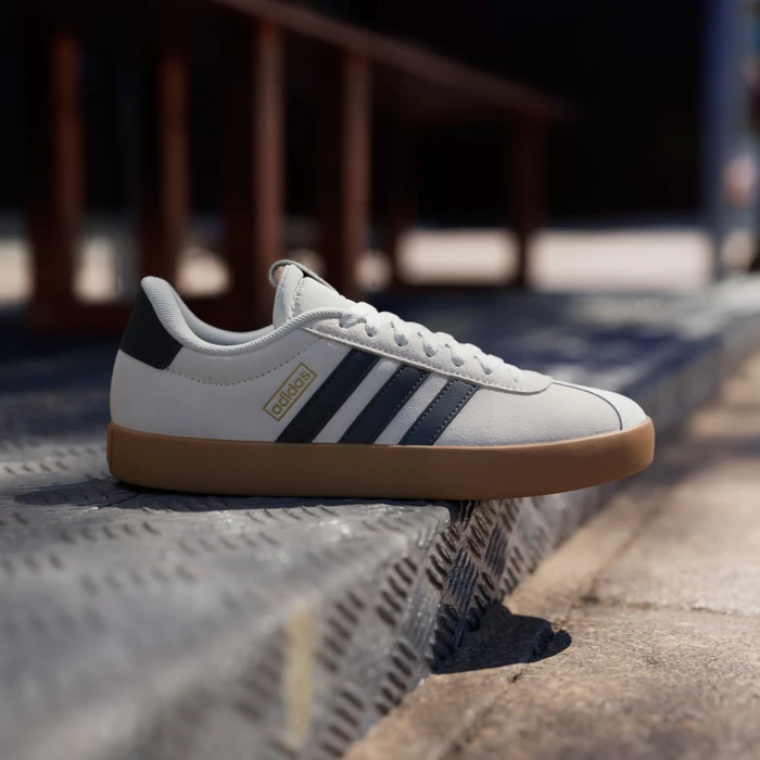 adidas VL Court 3.0 off white/grey six/gold metallic (Damen)