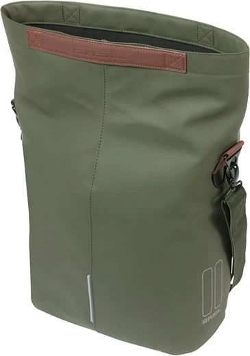 Basil City Shopper MIK Hooks Gepäcktasche moss green