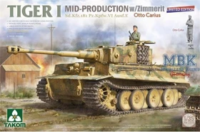 Takom Panzer VI Tiger I (mid Prod.) mit Zimmerit Otto Carius