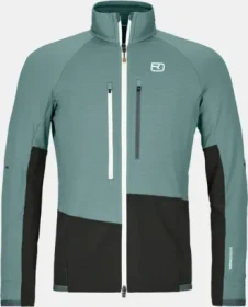 Ortovox Fleece Rib Funktionsjacke arctic grey (Herren)