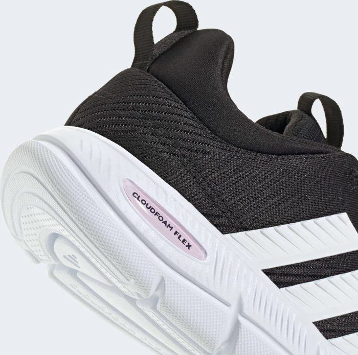 adidas Cloudfoam Flex Elastic Laces core black/zero metalic/almost pink (Damen)