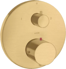 Hansgrohe Axor Starck Thermostat Unterputz mit Ab- und Umstellventil brushed gold optic
