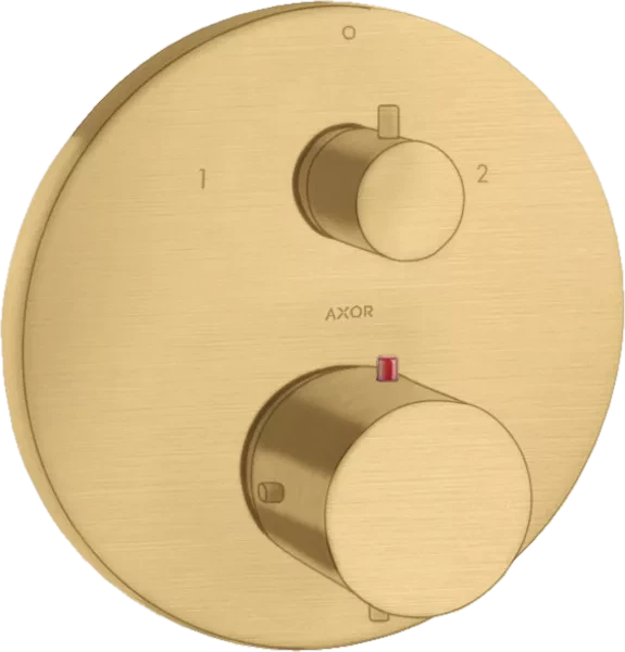 Hansgrohe Axor Starck Thermostat Unterputz mit Ab- und Umstellventil brushed gold optic