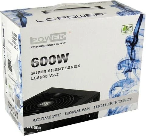 LC-Power LC6600 V2.2 Super Silent Black 600W, ATX 2.2