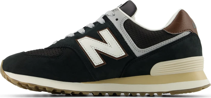 New Balance 574 brown/dark silver metallic