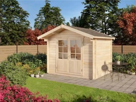 Alpholz Gartenhaus Roger-3 370x410cm natur