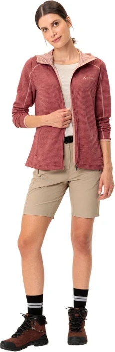 Vaude Skomer Hooded Fleece Jacke brick (Damen)
