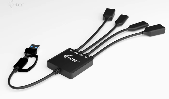 i-tec USB-C/USB-A Cable HUB 4 port, USB-C/USB-A 3.0 [Stecker]