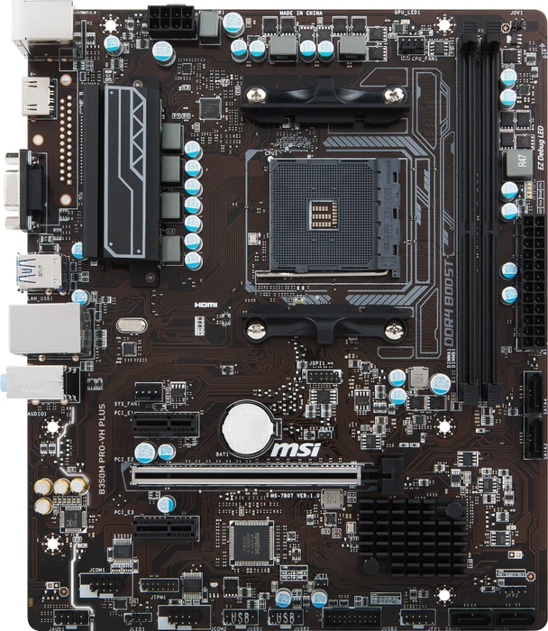 MSI B350M Pro-VH Plus (AMD AM4)