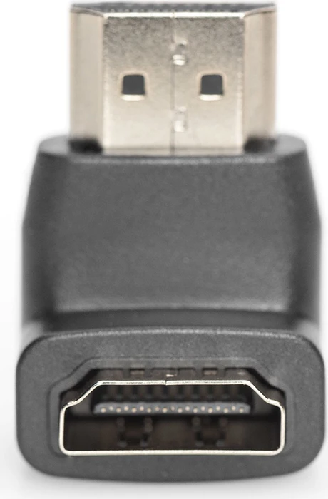 Digitus HDMI Stecker auf HDMI Buchse, 90° gewinkelt, Adapter, 4K60Hz