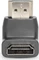 Digitus HDMI Stecker auf HDMI Buchse, 90° gewinkelt, Adapter, 4K60Hz Vorschaubild