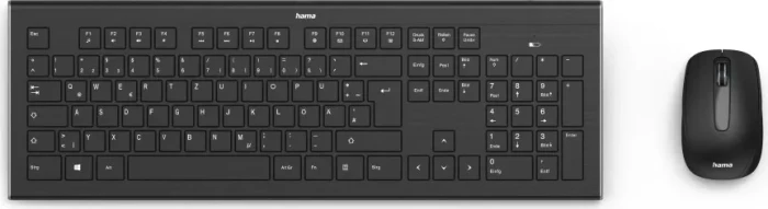 Hama Cortino Set Funk Tastatur und Maus, USB, DE