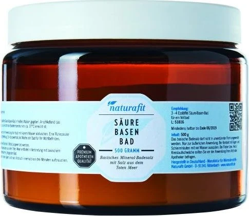Naturafit Säure Basenbad Badesalz, 500g