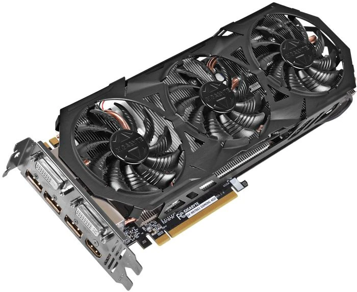 GIGABYTE GeForce GTX 970 G1 Gaming, 4GB GDDR5, 2x DVI, HDMI, 3x DP