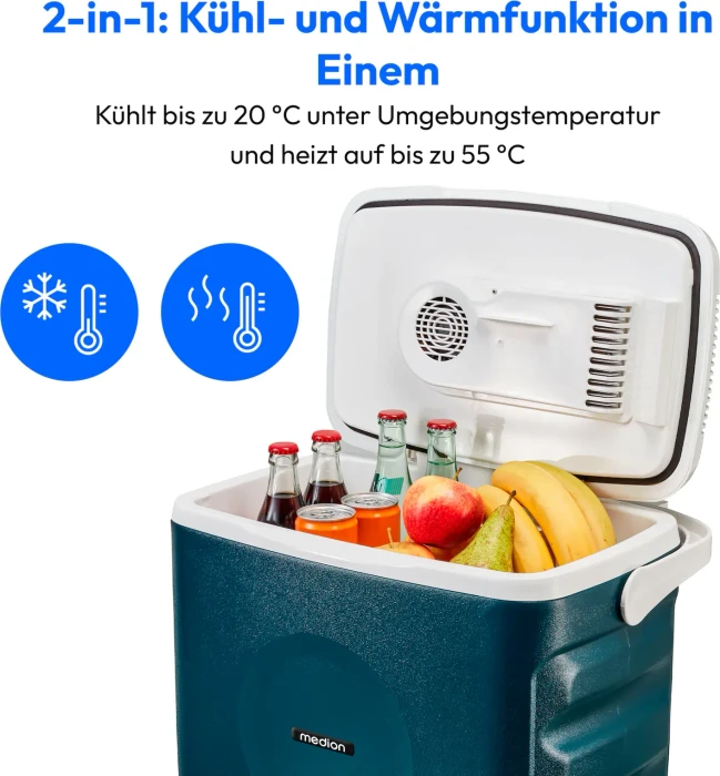 Medion Life MD 10735 Thermoelektro-Kühlbox schwarz