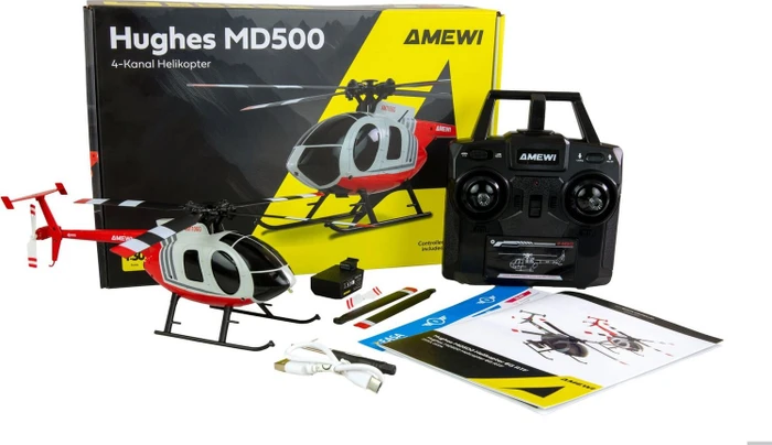 Amewi Hughes MD500 Helikopter Zivil 4-Kanal 6G RTF (25354)