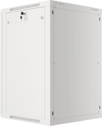 Lanberg WF01 Series 19" Wandschrank 18HE, hängend, Flatpack, Glastür, IP20, RAL 7035, 600mm tief
