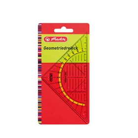 Herlitz Geodreieck 16cm, transparent