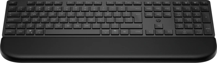 HP 580K Dual-Mode mit Handballenauflage Keyboard, schwarz, USB/Bluetooth, DE