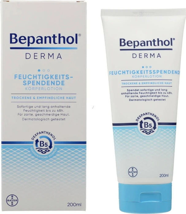 Bepanthol DERMA feuchtigkeitsspendende Körperlotion, 200ml