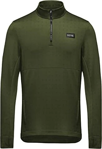 Gore Wear Everyday Thermo 1/4-Zip Trikot langarm utility green (Herren)