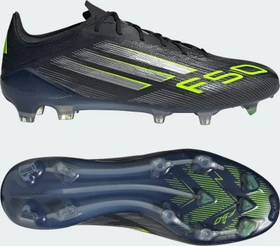adidas F50 Elite FG core black/iron metallic/lucid lemon
