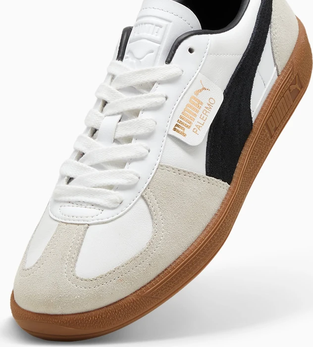 Puma Palermo Leather puma white/vapor gray/gum
