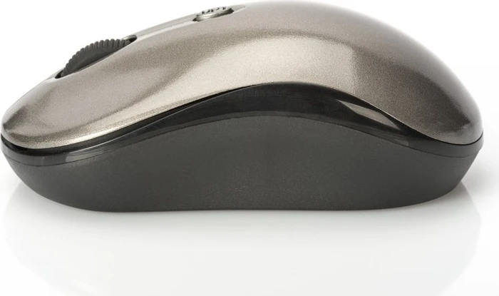 Ednet Kabellose Notebook Maus, schwarz/anthrazit, USB