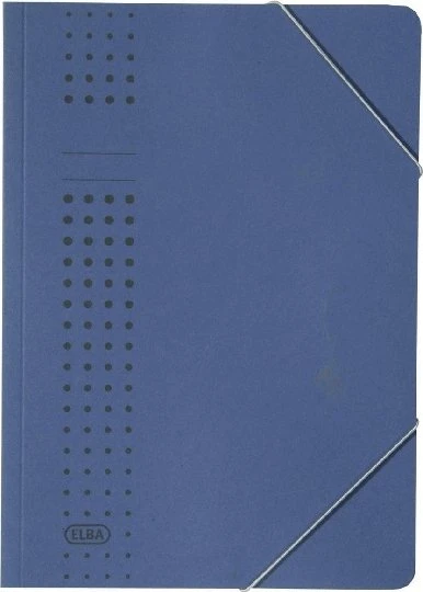 Elba Chic Sammelmappe mit Eckspanner, A4, dunkelblau