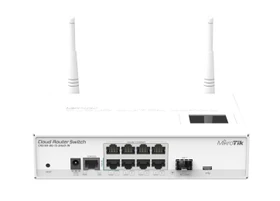 MikroTik Cloud Router Switch WLAN-Router, Layer 3 (CRS109-8G-1S-2HnD-IN)